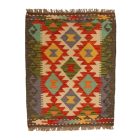 Kilim preproga Chobi 67x93 ročno tkani etnični Kilim