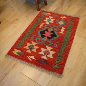 Etnična Kilim preproga Chobi 60x91 ročno tkani etnični Kilim