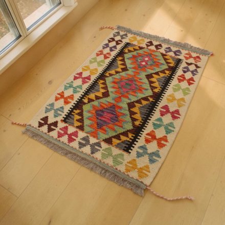 Kilim preproga Chobi 63x88 ročno tkani Kilim