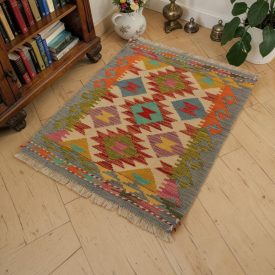 Kilim preproga Chobi 69x88 afganistanski volneni Kilim