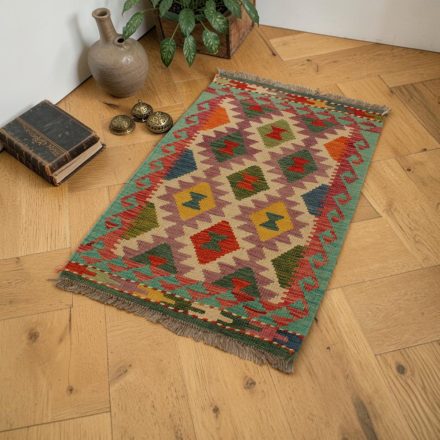 Avtentična Kilim preproga 65x97 ročno tkani etnični Kilim