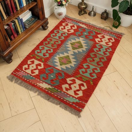 Kilim preproga Chobi 62x85 ročno tkani volneni Kilim