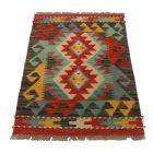 Volnena Kilim preproga 57x87 ročno tkani etnični Kilim