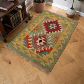 Etnična Kilim preproga Chobi 63x94 afganistanski volneni Kilim