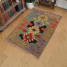 Chobi Kilim preproga 57x86 ročno tkani Kilim