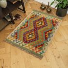 Maimana Kilim preproga 63x84 ročno tkani etnični Kilim