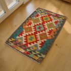 Ročno tkani Kilim 60x90 afganistanski volneni Kilim