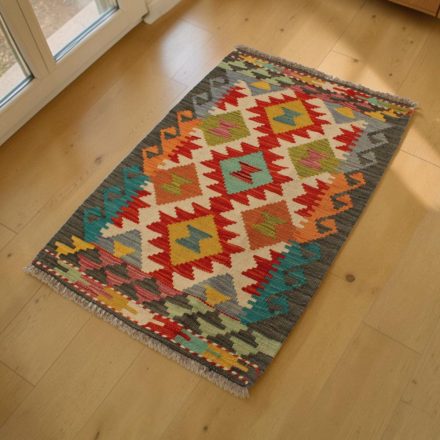 Ročno tkani Kilim 60x90 afganistanski volneni Kilim