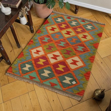 Afganistanska Kilim preproga Chobi 65x95 ročno tkana preproga