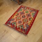 Etnična Kilim preproga Chobi 62x87 ročno tkani volneni Kilim