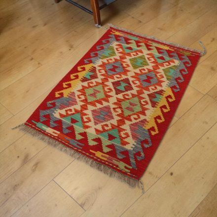 Etnična Kilim preproga Chobi 62x87 ročno tkani volneni Kilim