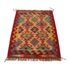 Etnična Kilim preproga Chobi 62x87 ročno tkani volneni Kilim