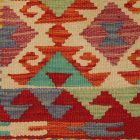 Etnična Kilim preproga Chobi 62x87 ročno tkani volneni Kilim