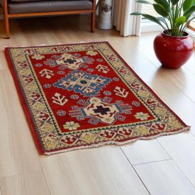 Kazak preproga 101x143 Ročno vozlana orientalska preproga