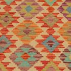 Preproga Kilim Chobi 305x391 ročno tkani Afgan volneni kilim