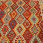 Preproga Kilim Chobi 261x347 ročno tkani Afgan volneni kilim
