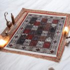 Bambusova svilena preproga SUPERIOR 70x110 elegantna turška preproga