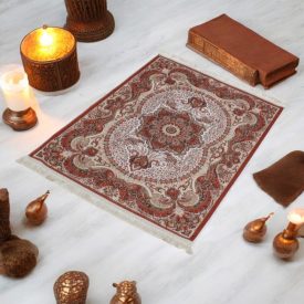   Strojno izdelana svilena preproga ROYAL 70x110 tanka turška preproga