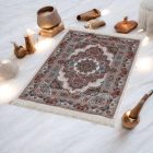 Strojno izdelana svilena preproga ROYAL 70x110 tanka turška preproga