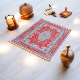   Strojno izdelana svilena preproga SILKEN 70x110 akrilna turška preproga