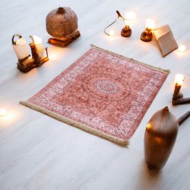   Strojno izdelana svilena preproga SILKEN 70x110 akrilna turška preproga