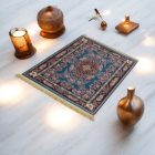 Strojno izdelana svilena preproga SILKEN 70x110 akrilna turška preproga