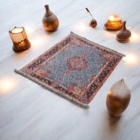   Strojno izdelana svilena preproga SILKEN 70x110 akrilna turška preproga