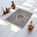 Strojno izdelana svilena preproga SILKEN 70x110 akrilna turška preproga