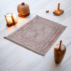   Strojno izdelana svilena preproga SILKEN 70x110 akrilna turška preproga