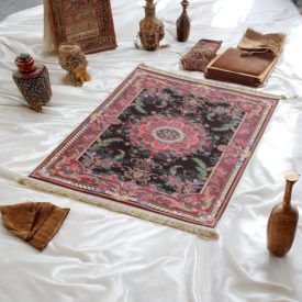   Strojno izdelana svilena preproga SILKEN 70x110 akrilna turška preproga