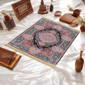   Strojno izdelana svilena preproga SILKEN 70x110 akrilna turška preproga