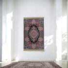 Strojno izdelana svilena preproga SILKEN 70x110 akrilna turška preproga