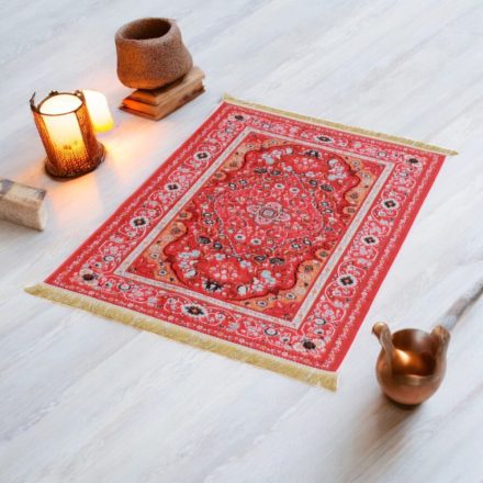 Strojno izdelana svilena preproga SILKEN 70x110 akrilna turška preproga