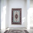 Strojno izdelana svilena preproga SILKEN 70x110 akrilna turška preproga