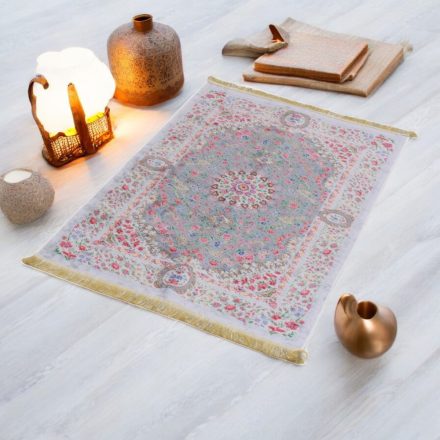 Strojno izdelana svilena preproga SILKEN 70x110 akrilna turška preproga