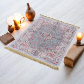   Strojno izdelana svilena preproga SILKEN 70x110 akrilna turška preproga