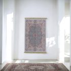 Strojno izdelana svilena preproga SILKEN 70x110 akrilna turška preproga