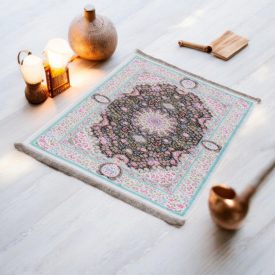   Strojno izdelana svilena preproga SILKEN 70x110 akrilna turška preproga