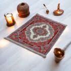 Strojno izdelana svilena preproga SILKEN 70x110 akrilna turška preproga