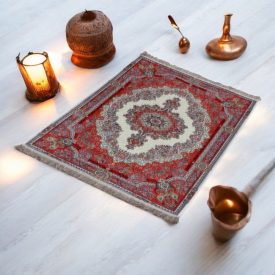   Strojno izdelana svilena preproga SILKEN 70x110 akrilna turška preproga