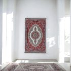 Strojno izdelana svilena preproga SILKEN 70x110 akrilna turška preproga