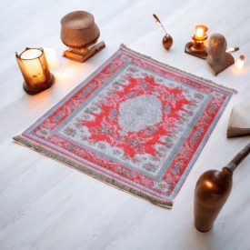   Strojno izdelana svilena preproga SILKEN 70x110 akrilna turška preproga