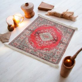   Strojno izdelana svilena preproga SILKEN 70x110 akrilna turška preproga