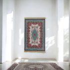 Strojno izdelana svilena preproga SILKEN 70x110 akrilna turška preproga