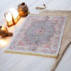 Strojno izdelana svilena preproga SILKEN 70x110 akrilna turška preproga