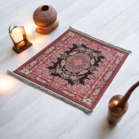   Strojno izdelana svilena preproga SILKEN 70x110 akrilna turška preproga