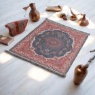 Strojno izdelana svilena preproga SILKEN 70x110 akrilna turška preproga