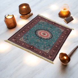   Strojno izdelana svilena preproga SILKEN 70x110 akrilna turška preproga