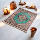 Strojno izdelana svilena preproga SILKEN 70x110 akrilna turška preproga