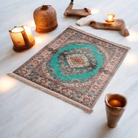   Strojno izdelana svilena preproga SILKEN 70x110 akrilna turška preproga